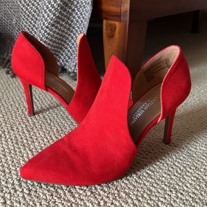 Christian Siriano red heels